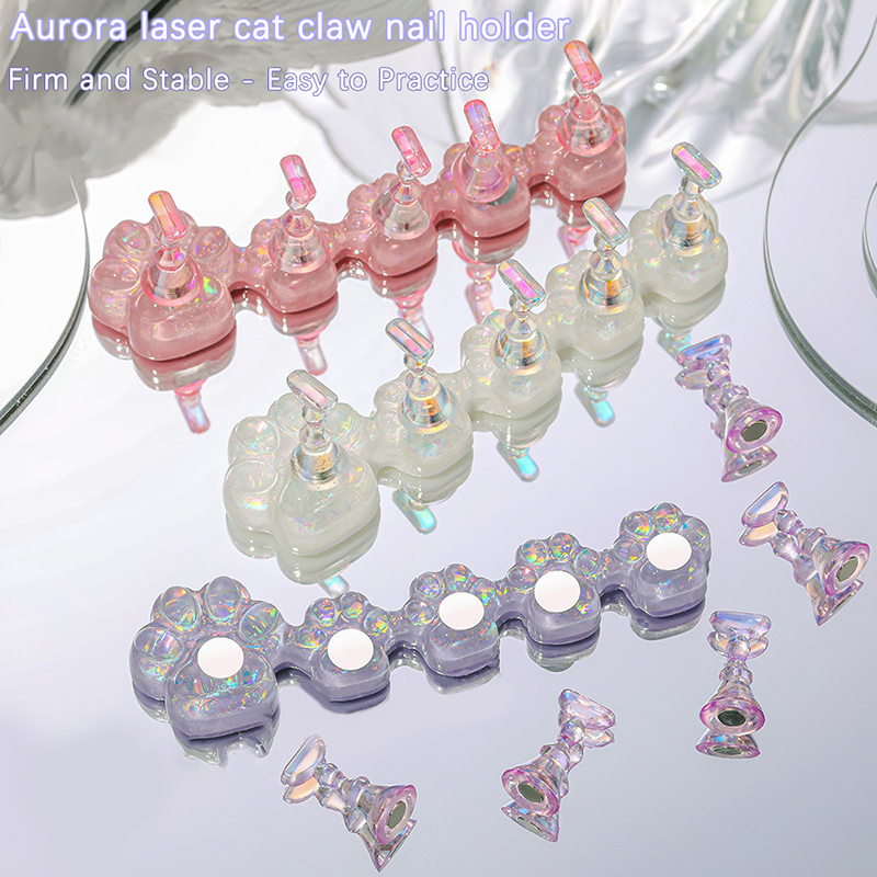 Resin Art Stand - Cat Claw Nail Stand for Press