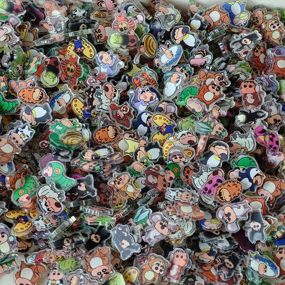 Resin Art Phone Case - 50pcs/set Cartoon Crayon Shin-chan Resin DIY