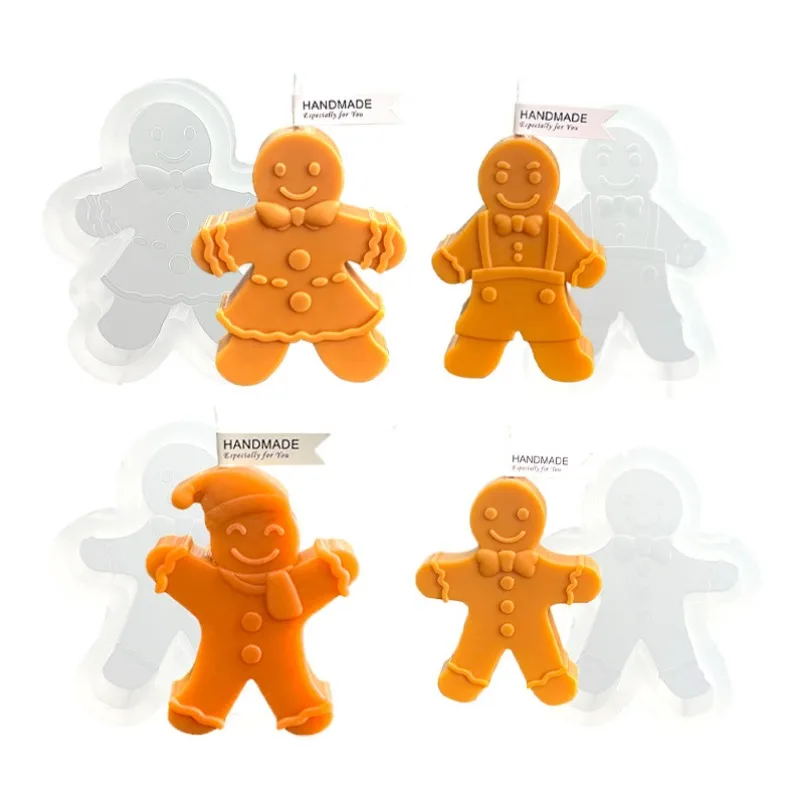 3D Smile Gingerbread Man Silic - Resin Art Furniture recension och pris