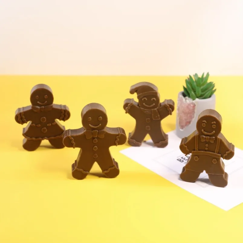 3D Smile Gingerbread Man Silic - Resin Art Furniture recension och pris