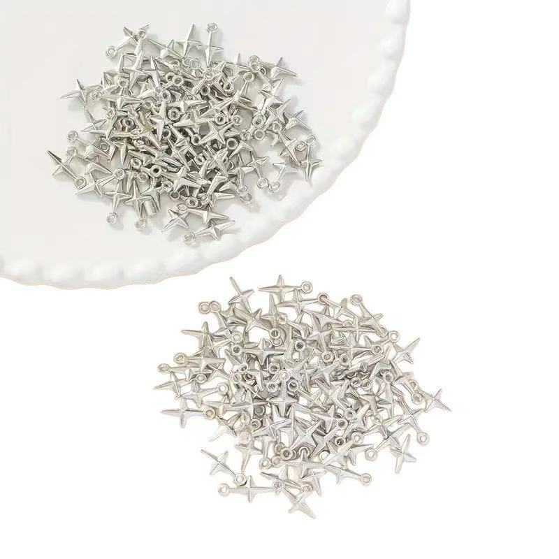 100pcs 16x8mm Charms Shining S - Resin Art Gift Ideas recension och pris