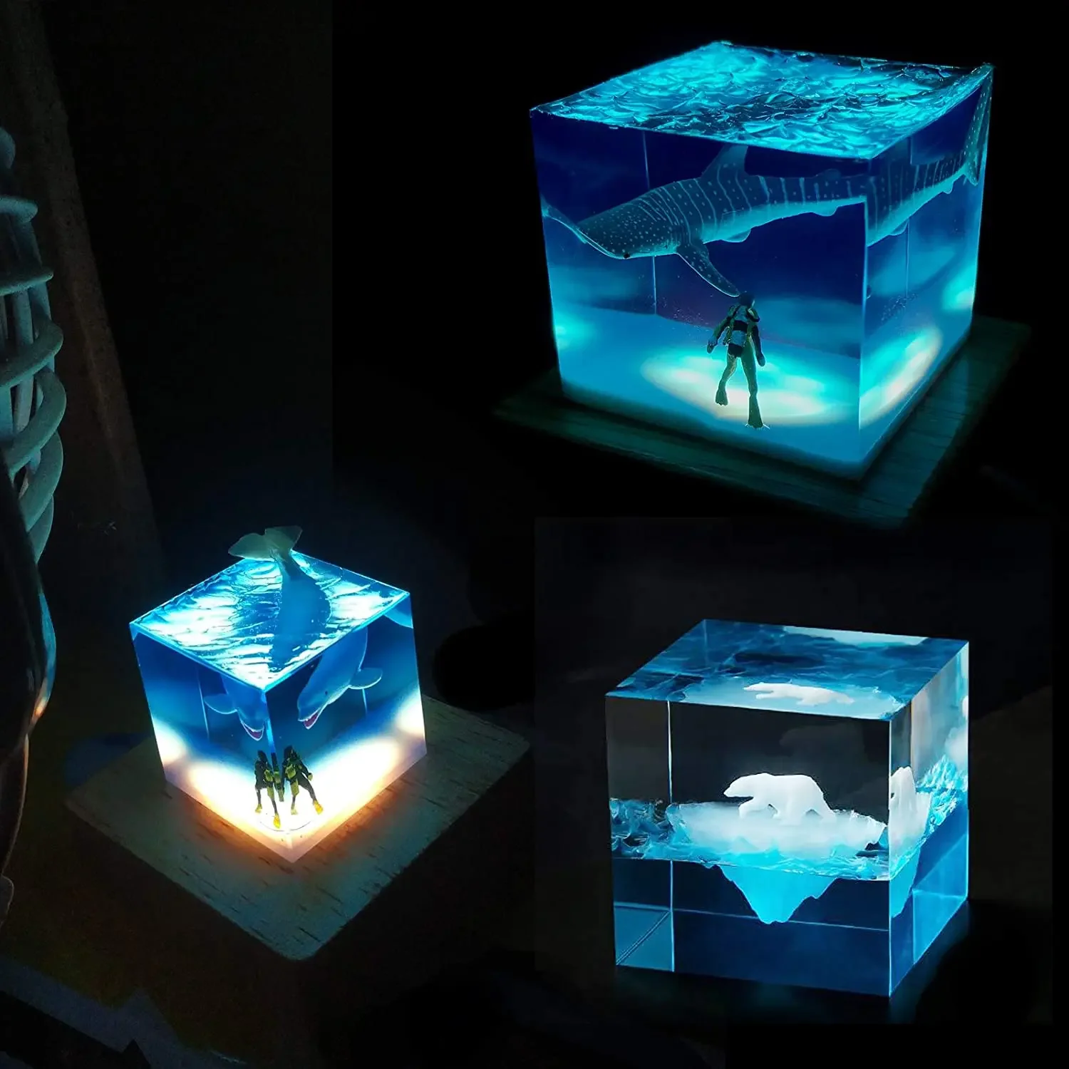 Square Light Resin Mold,led Si - Resin Art Stand recension och pris