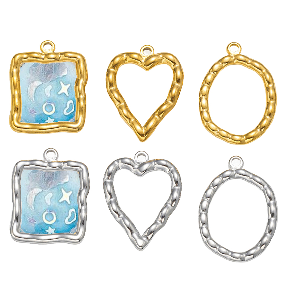 5pcs Stainless Steel Heart Rou - Resin Art Diy Kit recension och pris