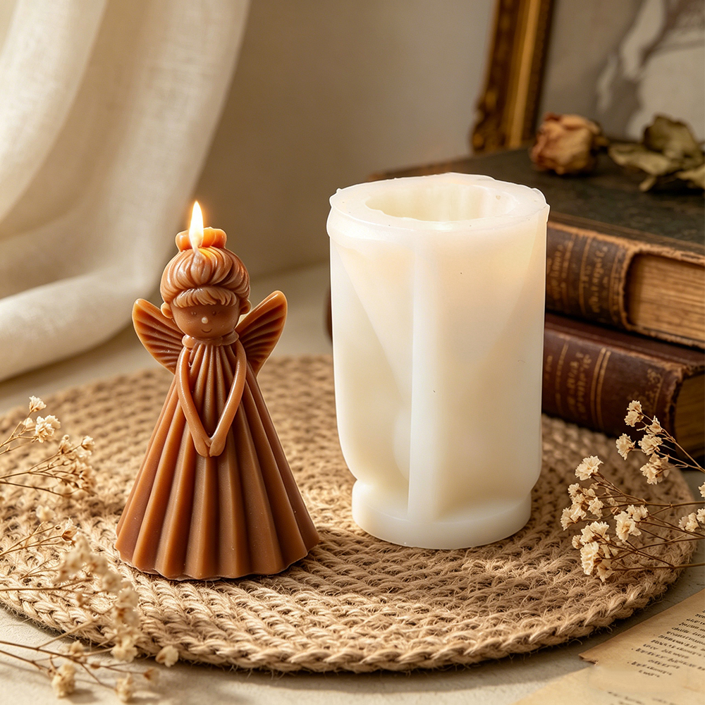 3D Angel Girl Silicone Candle  - Resin Art Furniture recension och pris