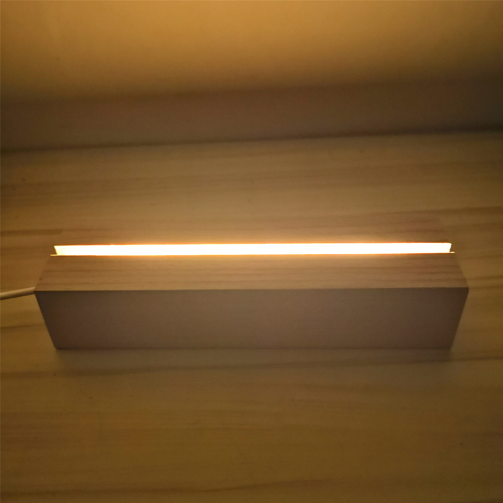 10pcs LED Wood Light Display C - Resin Art Stand recension och pris