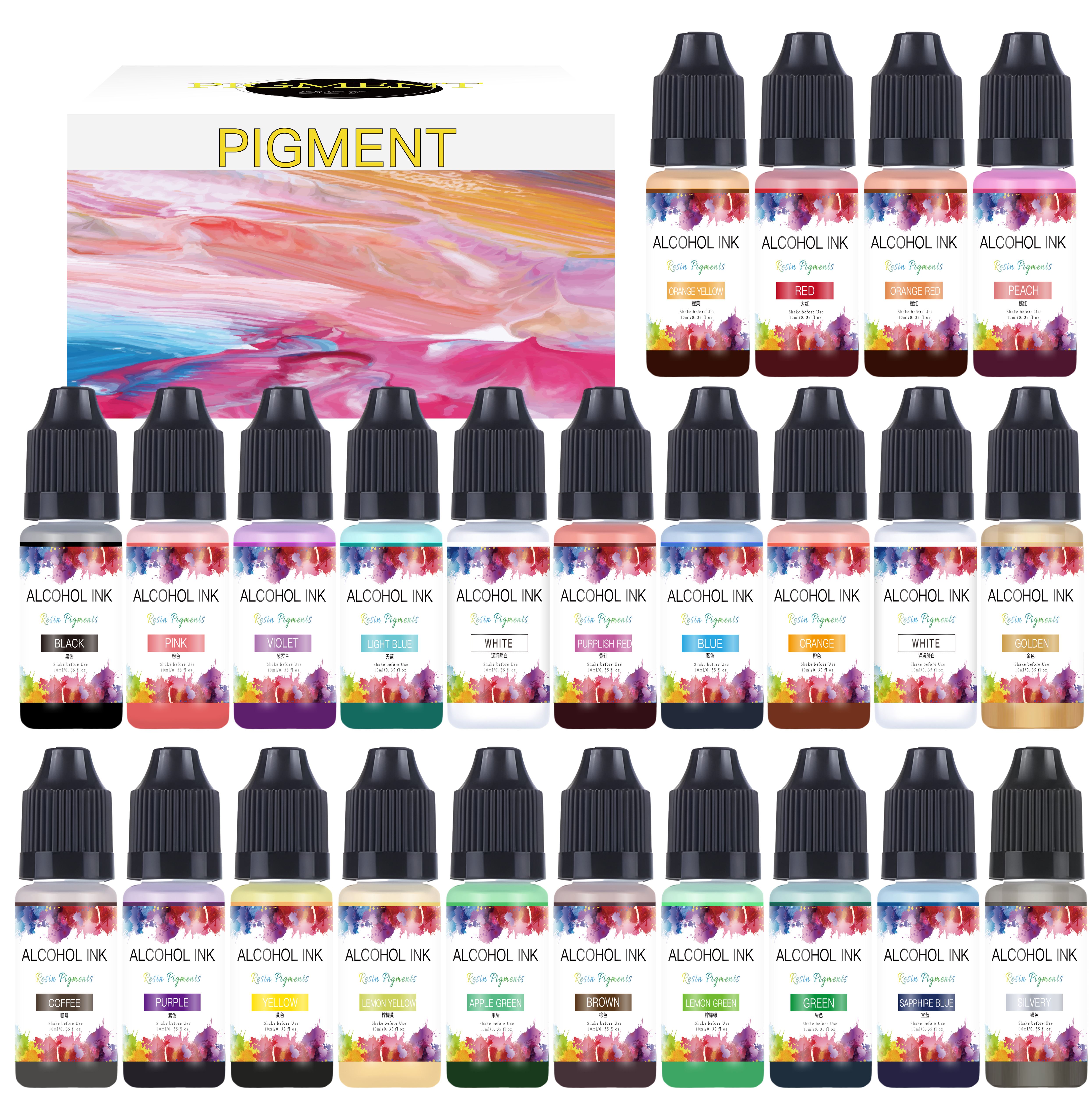 10ml Alcohol Ink Art Epoxy Res - Resin Pigment Alcohol Ink recension och pris