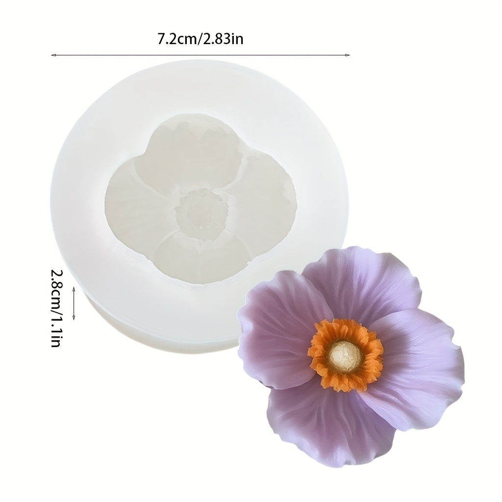 Flower Silicone Candle Mold, C - Resin Art Furniture recension och pris