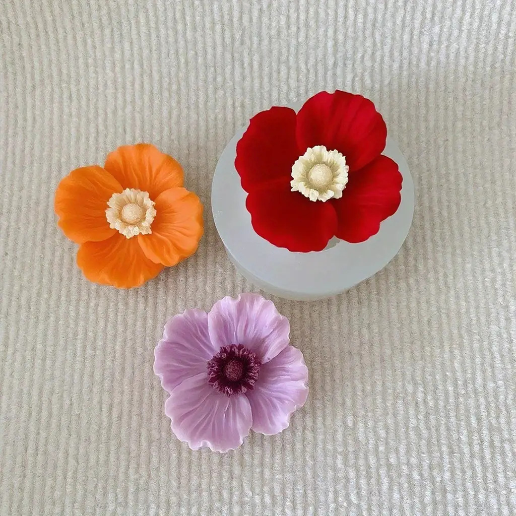 Flower Silicone Candle Mold, C - Resin Art Furniture recension och pris