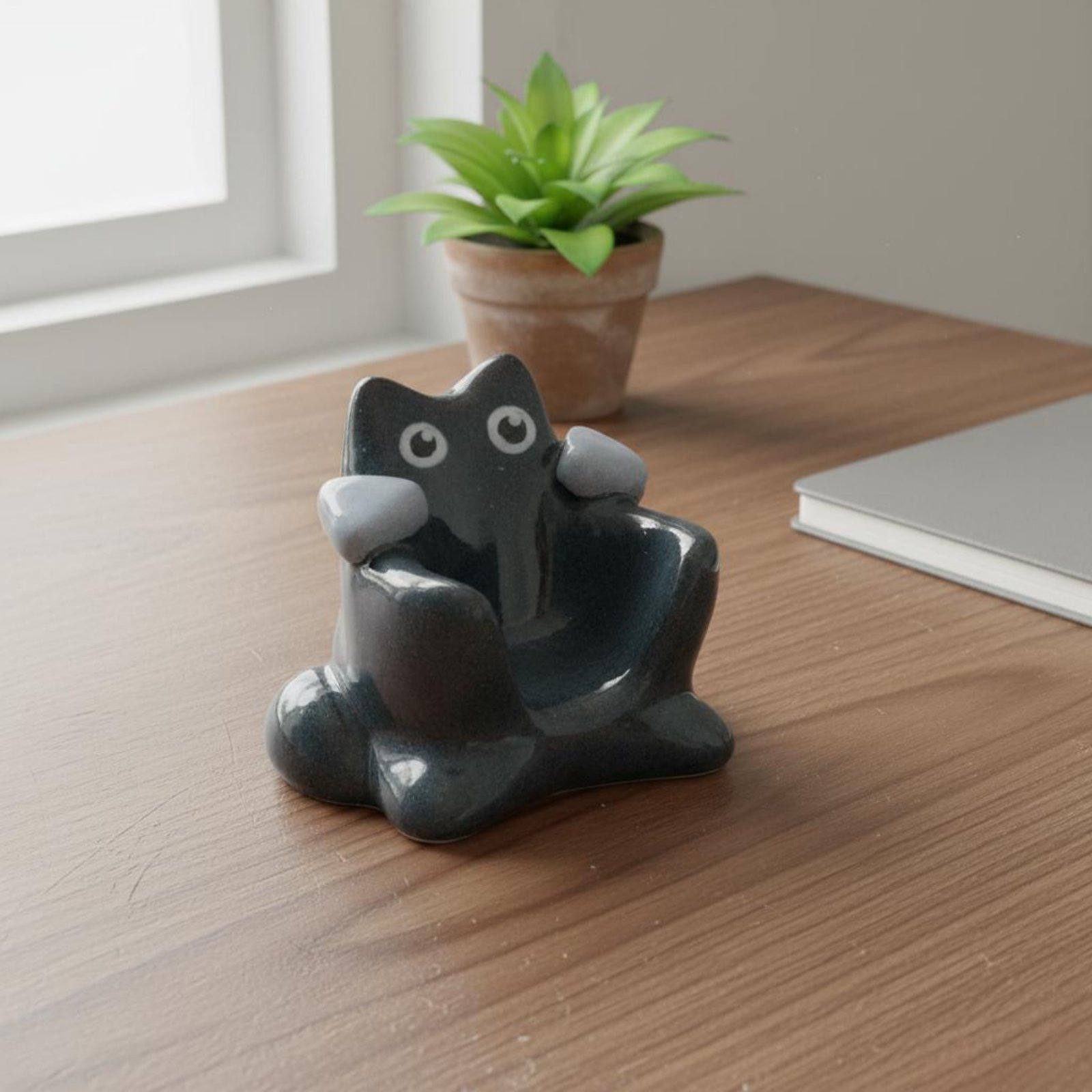 Black Cat Dice Holder Distinct - Resin Art Stand recension och pris