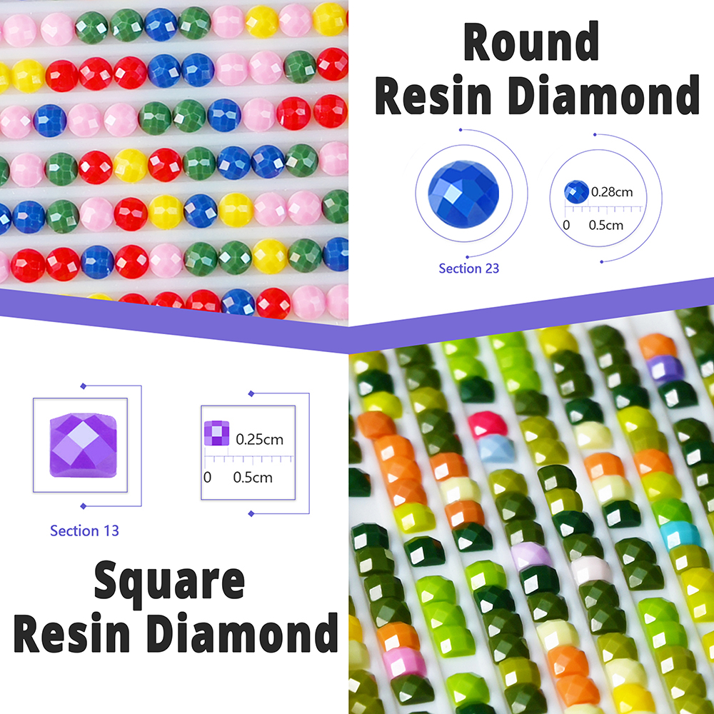 Resin Fairy Dust AB Diamond Pa - Resin Art Decoration Items recension och pris