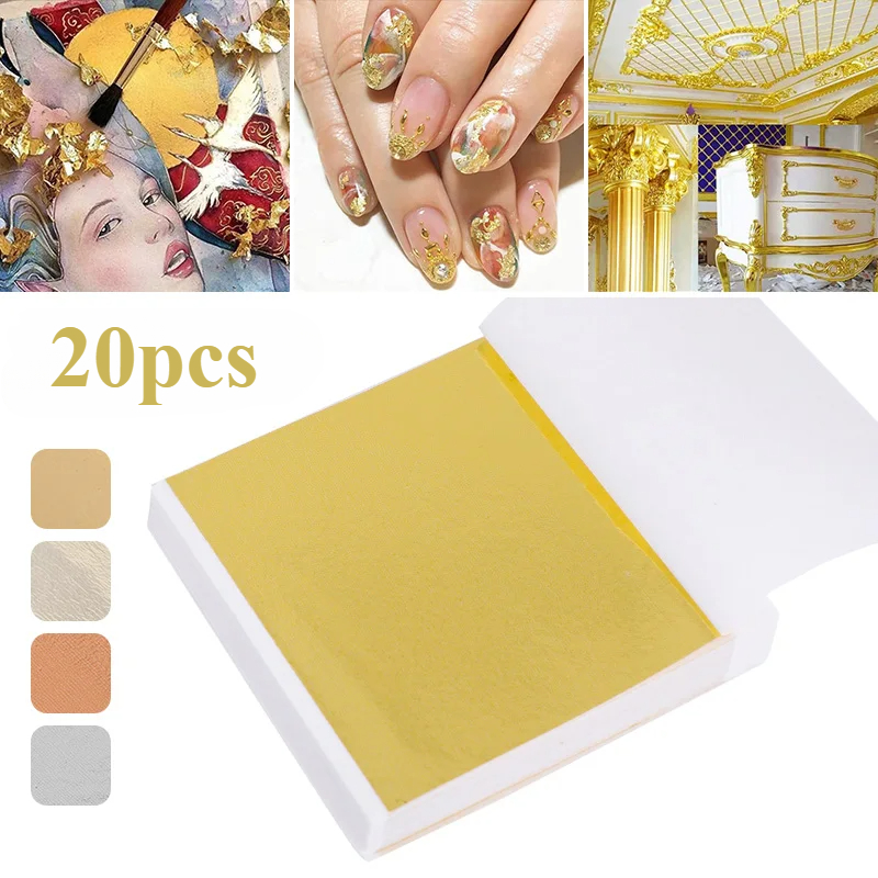 20 Pcs Gold Leaf Sheets: Versa - Resin Art Furniture recension och pris