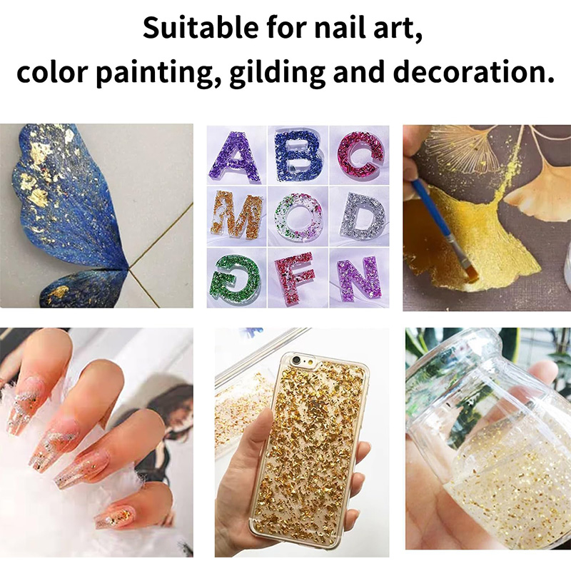 20 Pcs Gold Leaf Sheets: Versa - Resin Art Furniture recension och pris