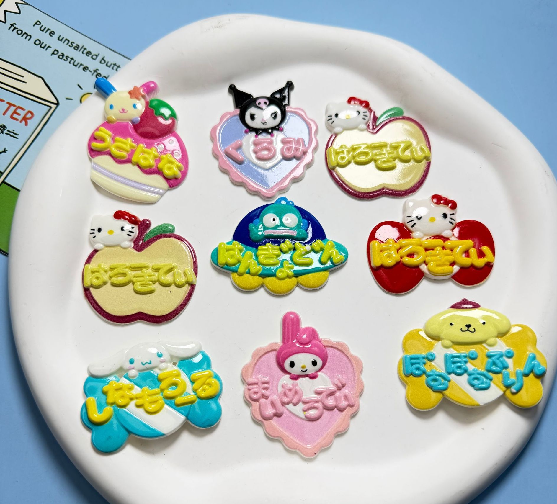 10PCS Cute Character Resin Cab - Resin Art Phone Case recension och pris