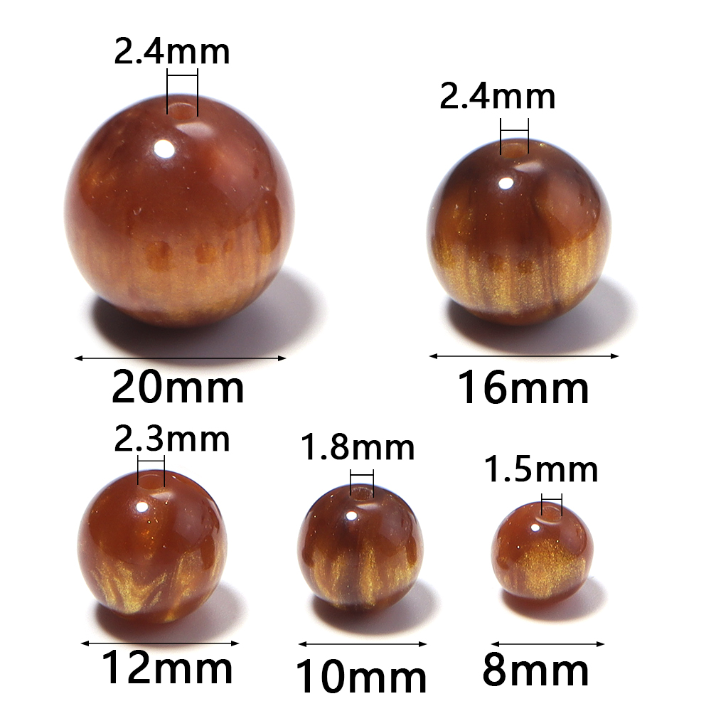 5-30pcs/lot 8-20mm Gilding Res - Resin Art Diy Kit recension och pris
