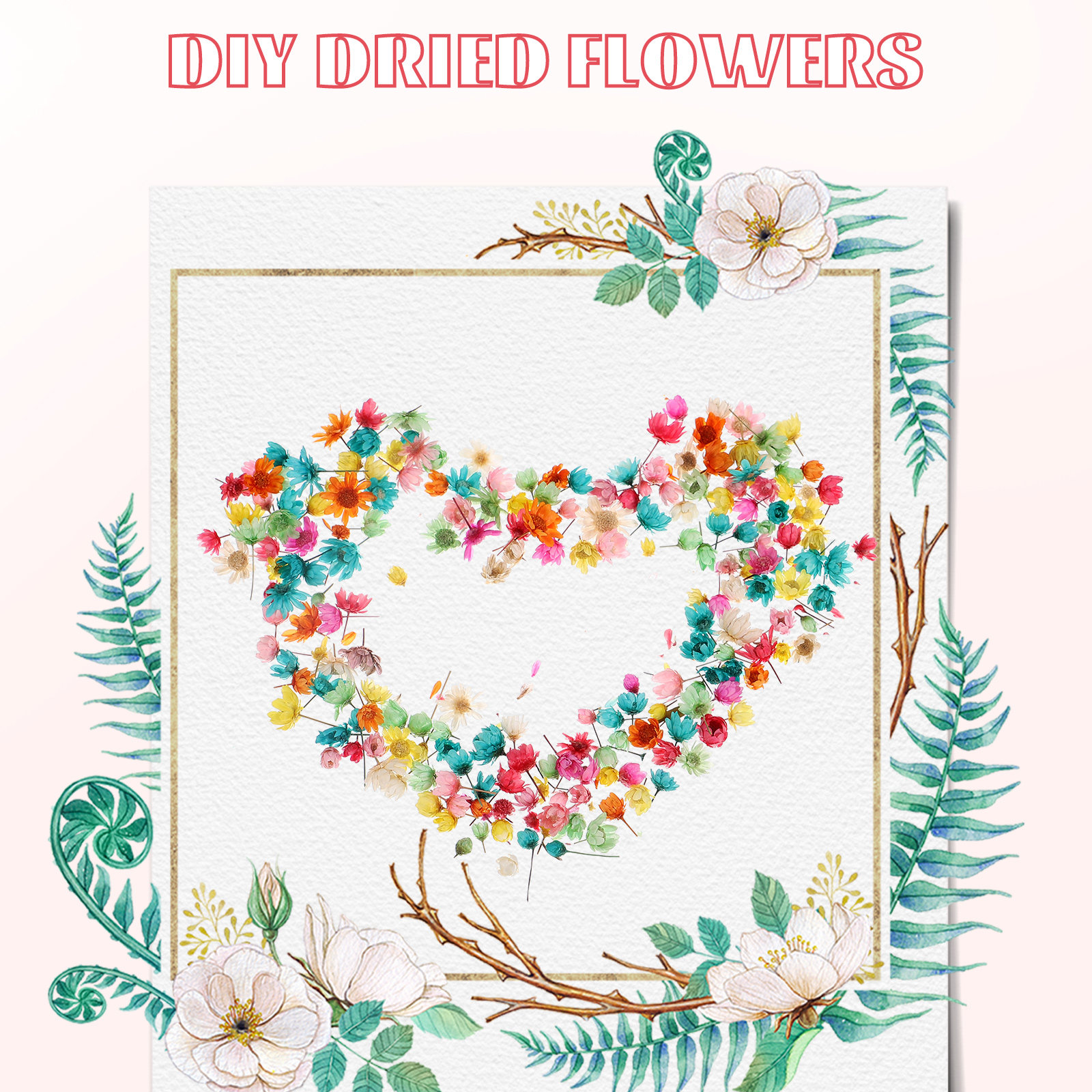 DIY Dried Flowers Material for - Resin Art Phone Case recension och pris