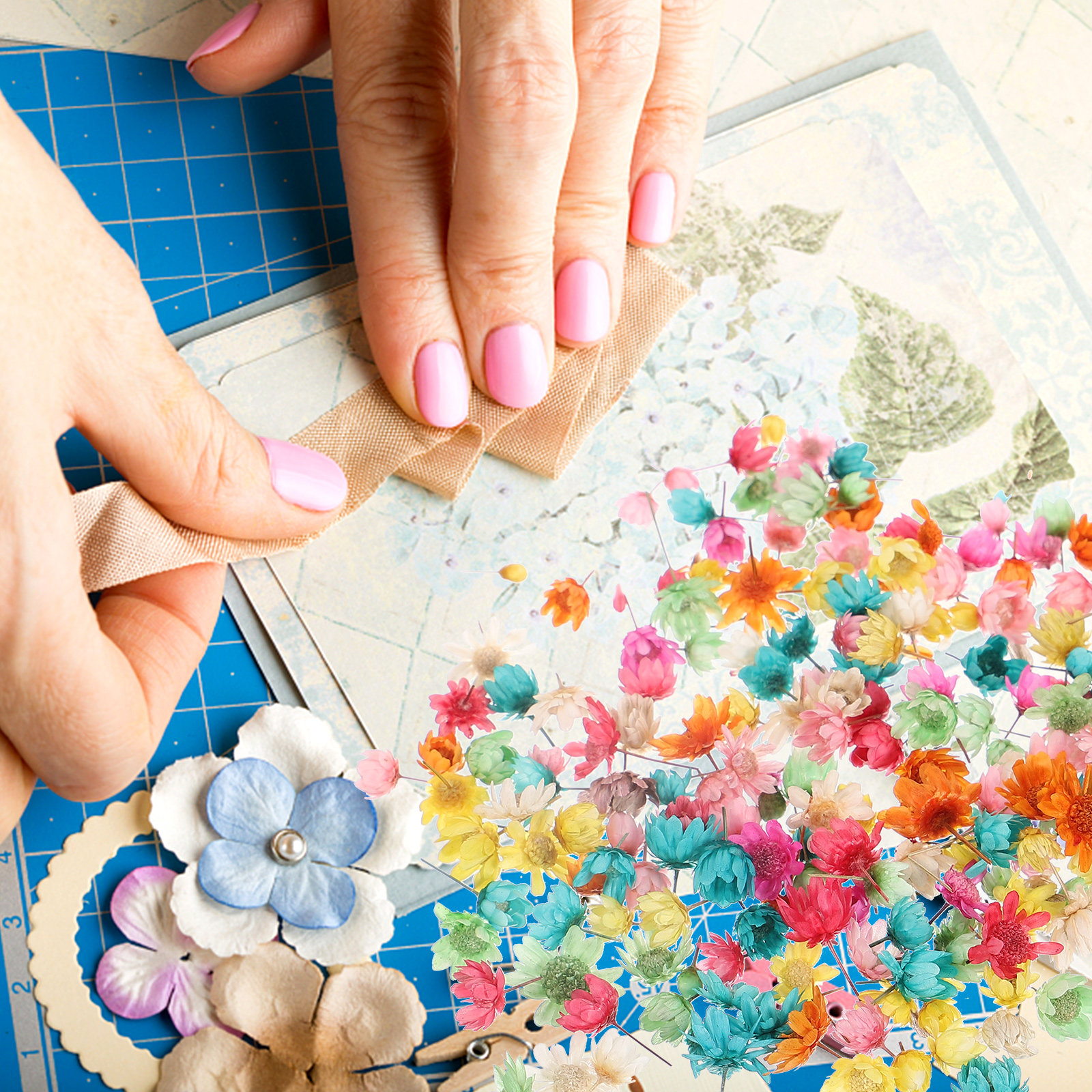 DIY Dried Flowers Material for - Resin Art Phone Case recension och pris