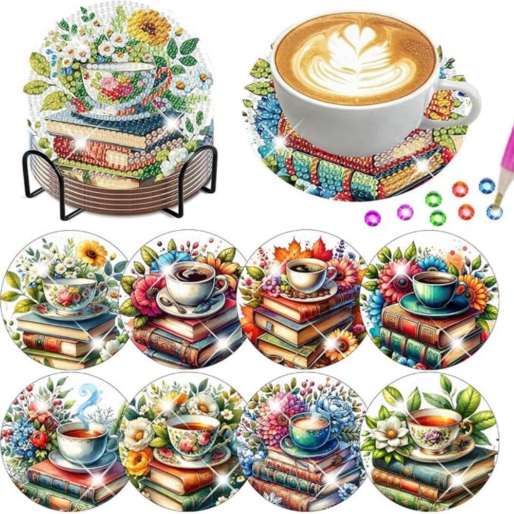 8PCS/DIY Diamond Art Painting  - Resin Art Stand recension och pris