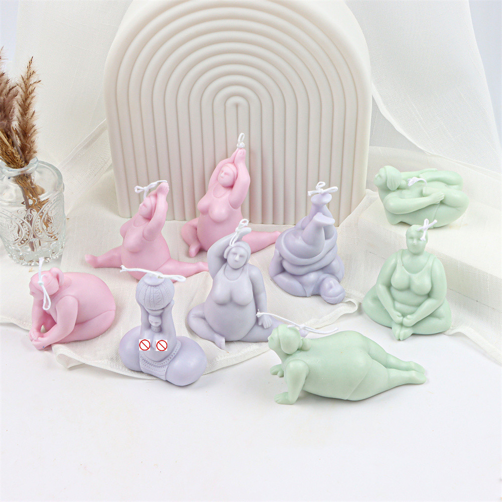 Abstract Fat Women Body Candle - Resin Art Furniture recension och pris