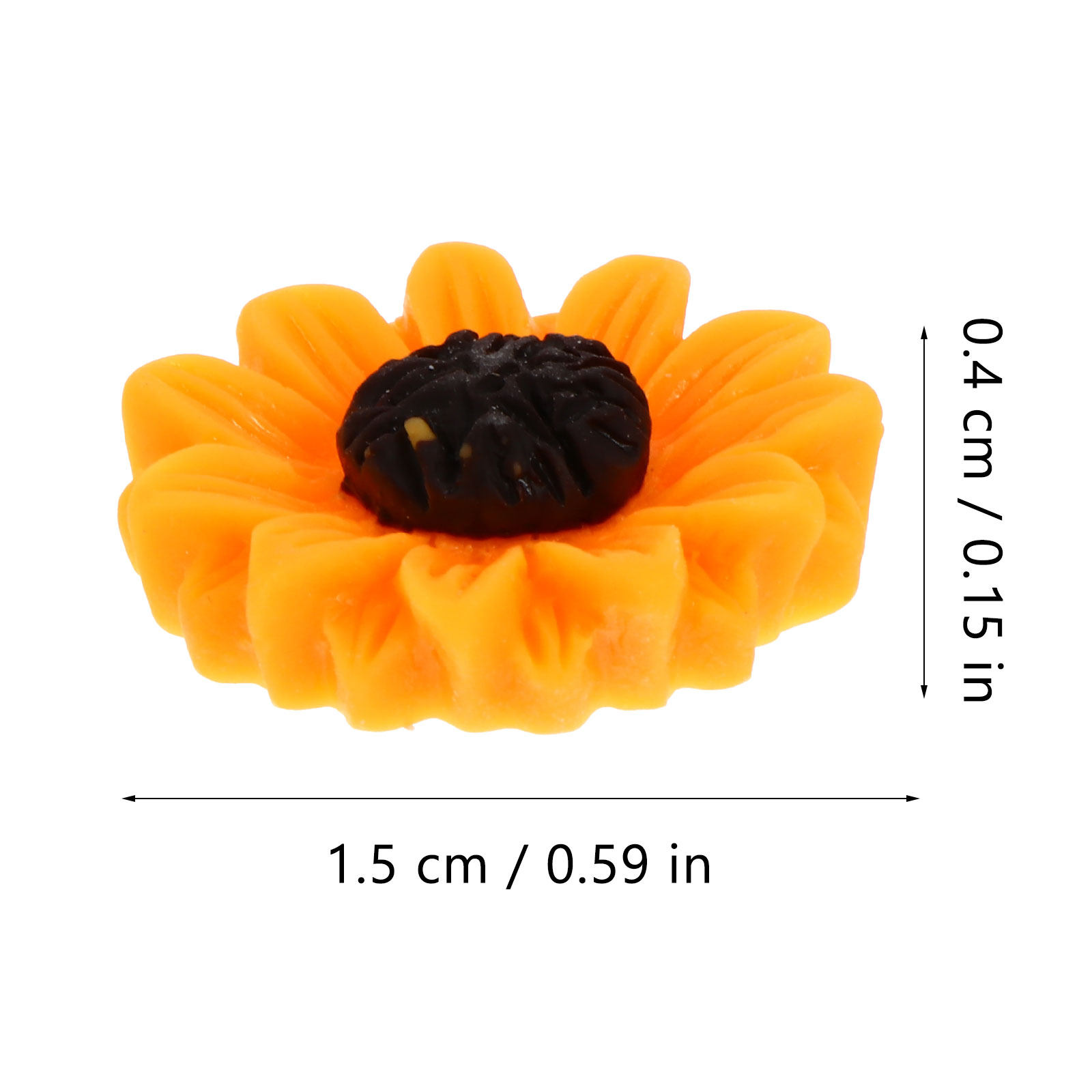 100Pcs Resin Daisy Flower Char - Resin Art Phone Case recension och pris