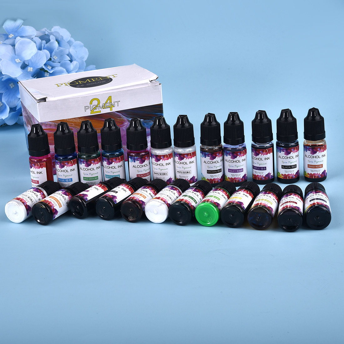 10ML Art Ink Alcohol Resin Pig - Resin Pigment Alcohol Ink recension och pris