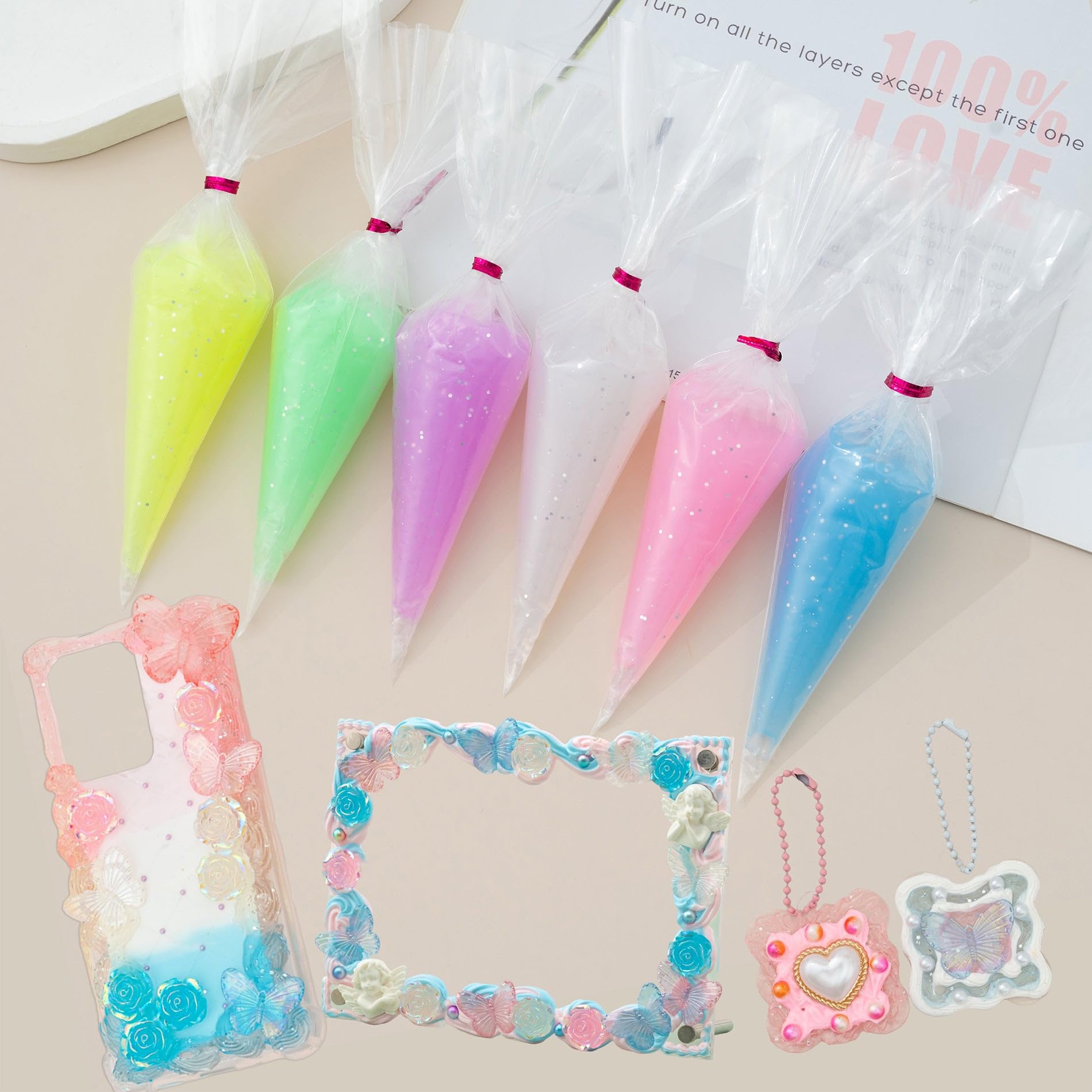 70g Starry Sky Imitation Cream - Resin Art Phone Case recension och pris