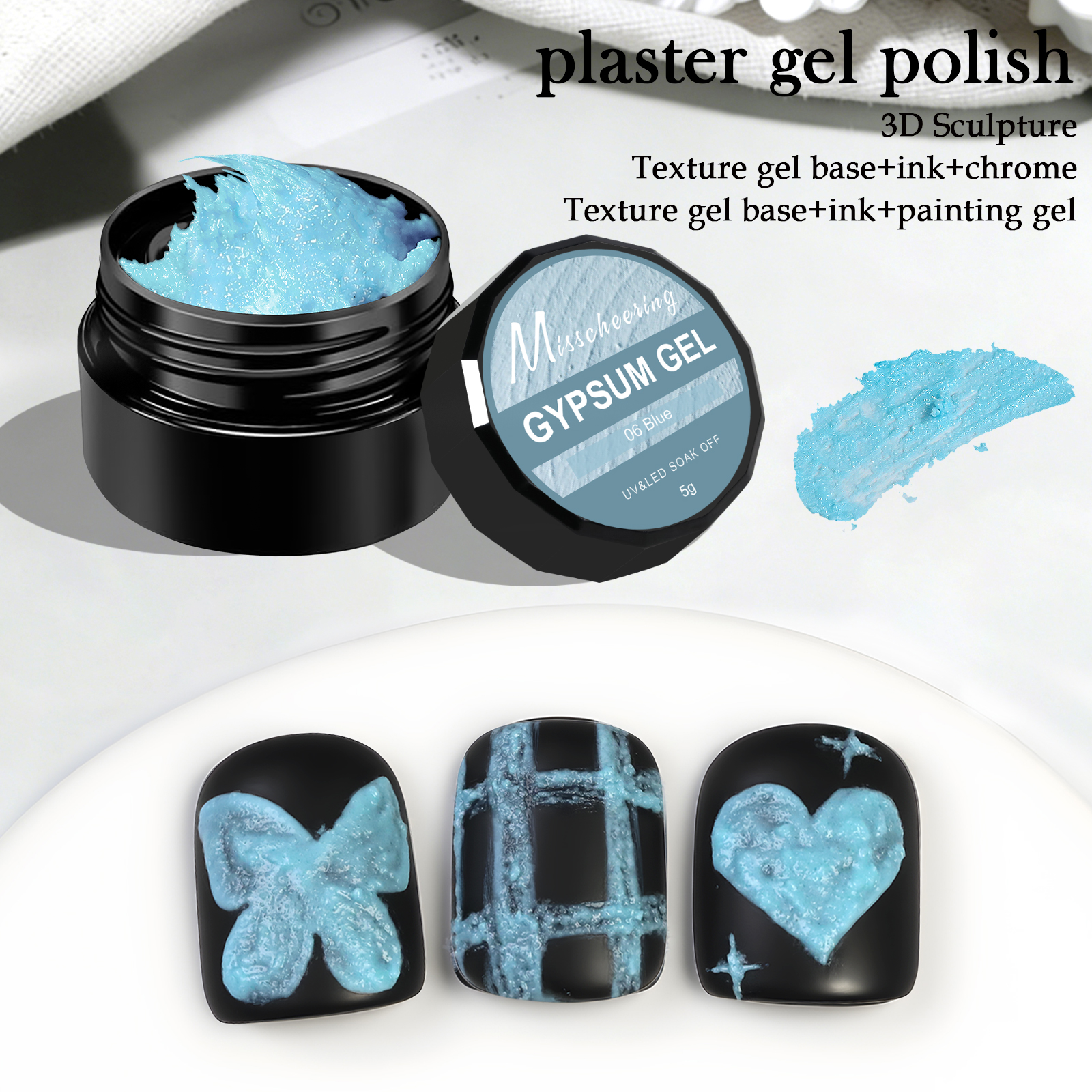 5g Solid Gypsum Painting Nail  - Resin Art Gel recension och pris