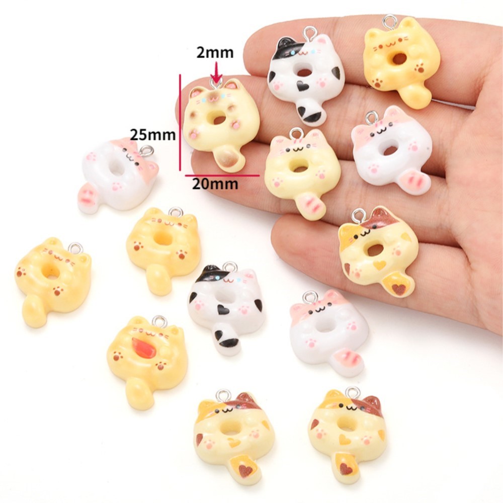10Pcs Kawaii Cartoon Cat Resin - Resin Art Diy Kit recension och pris
