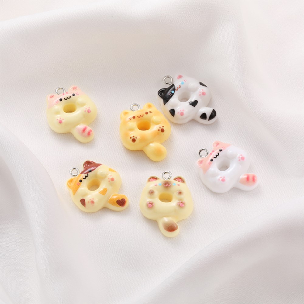 10Pcs Kawaii Cartoon Cat Resin - Resin Art Diy Kit recension och pris