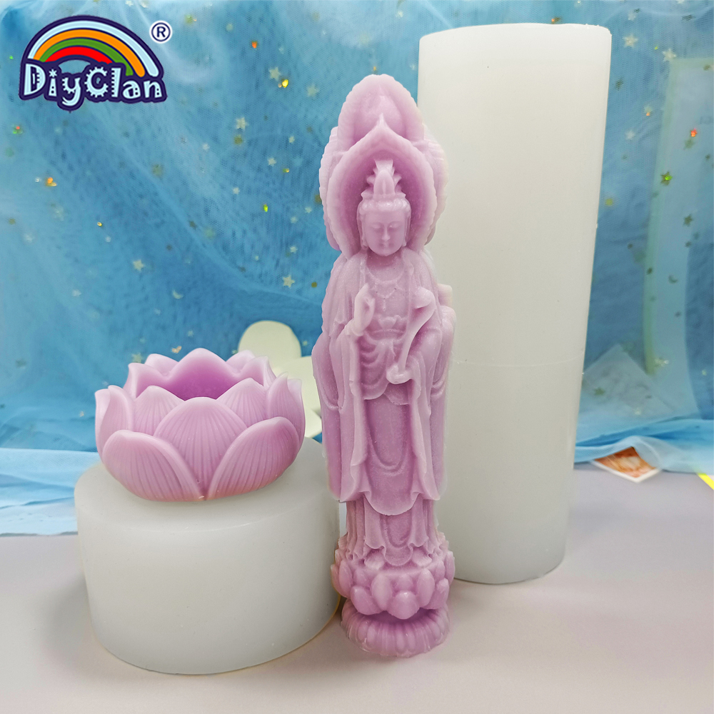 Three Face Guanyin Lotus Terra - Resin Art Furniture recension och pris