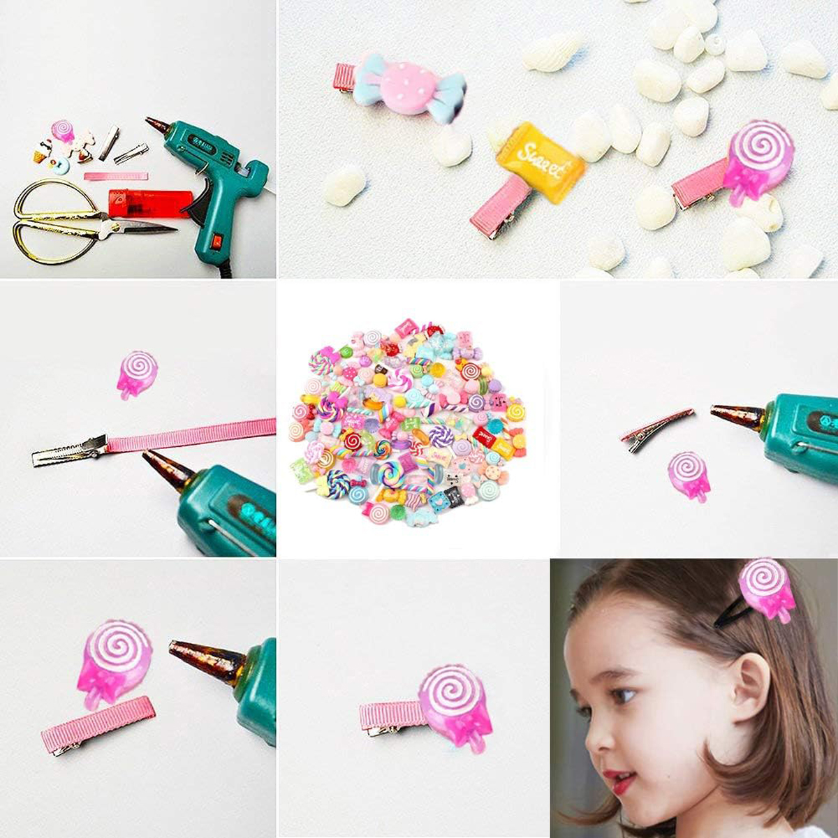 30pcs Random Candy Slime Charm - Resin Art Diy Kit recension och pris