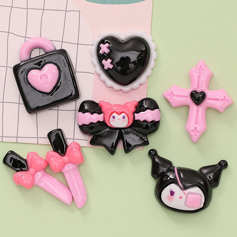 10 Pcs New Cute Mini Cartoon A - Resin Art Phone Case recension och pris