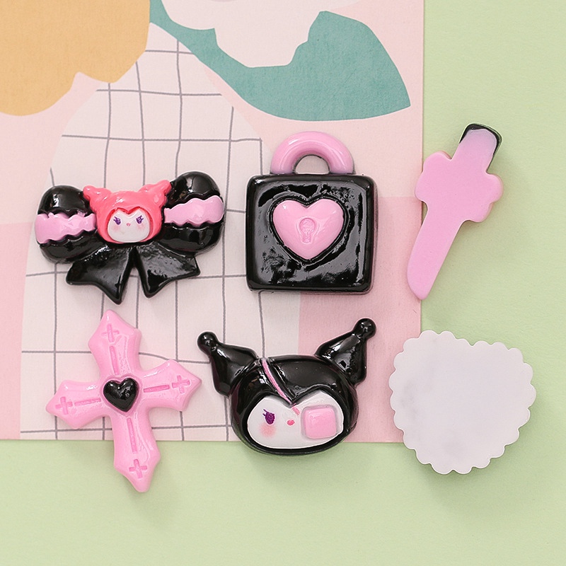 10 Pcs New Cute Mini Cartoon A - Resin Art Phone Case recension och pris
