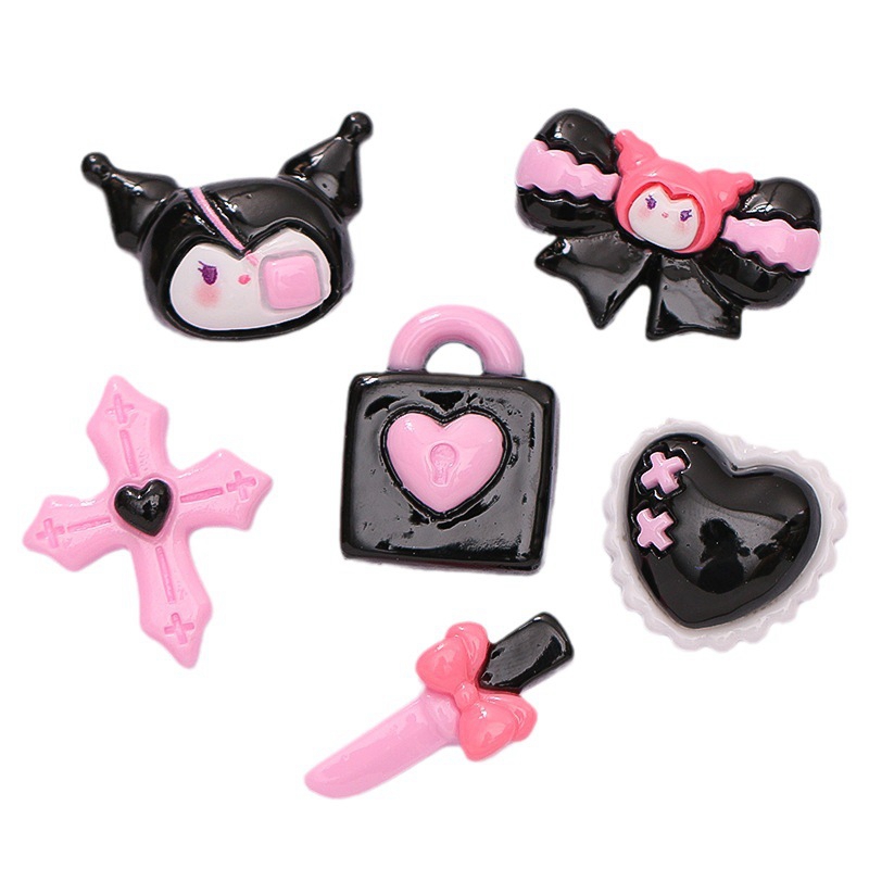 10 Pcs New Cute Mini Cartoon A - Resin Art Phone Case recension och pris