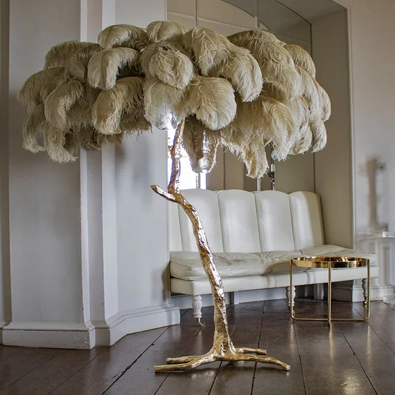 Modern Led Ostrich Feather Flo - Resin Art Stand recension och pris
