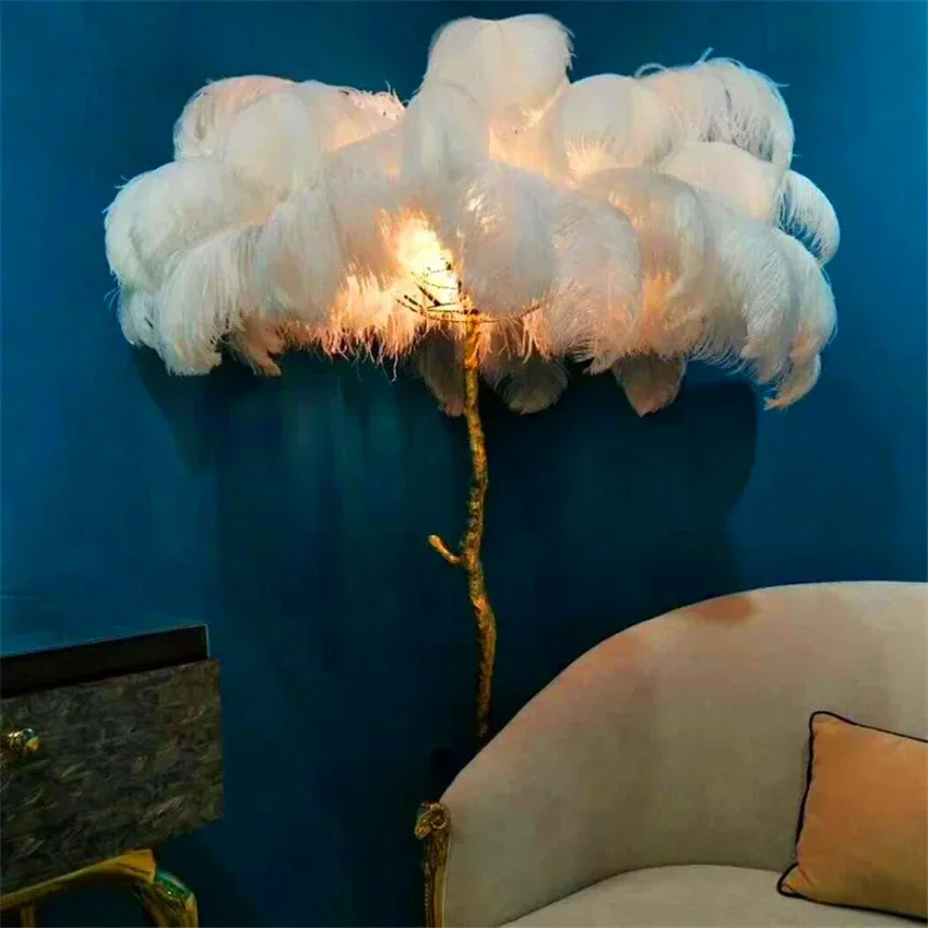 Modern Led Ostrich Feather Flo - Resin Art Stand recension och pris