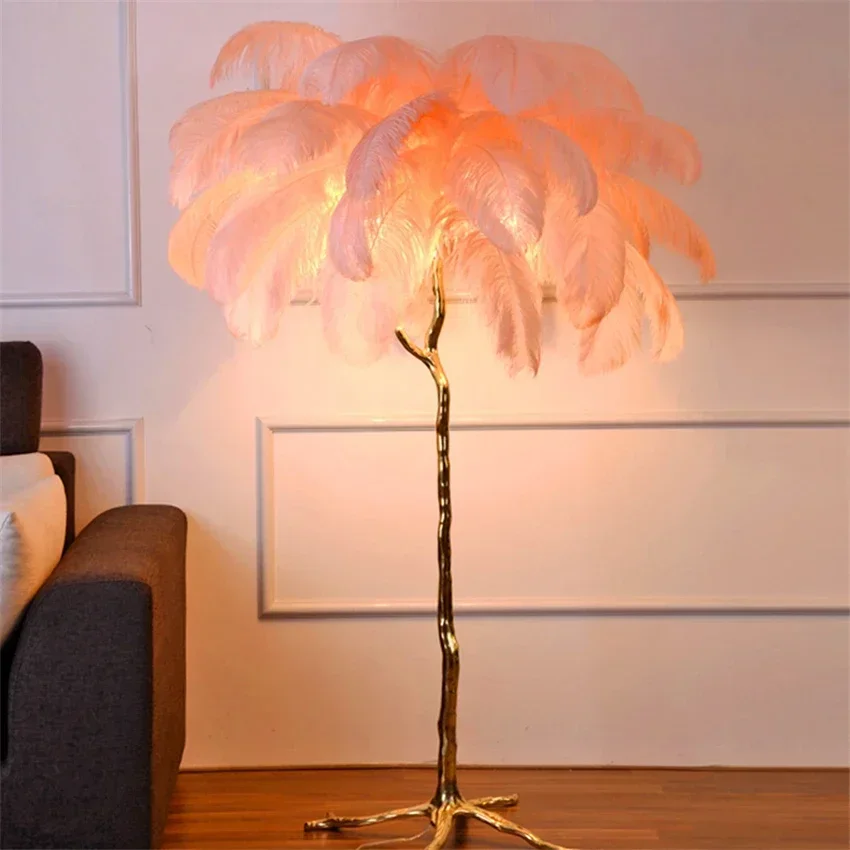 Modern Led Ostrich Feather Flo - Resin Art Stand recension och pris