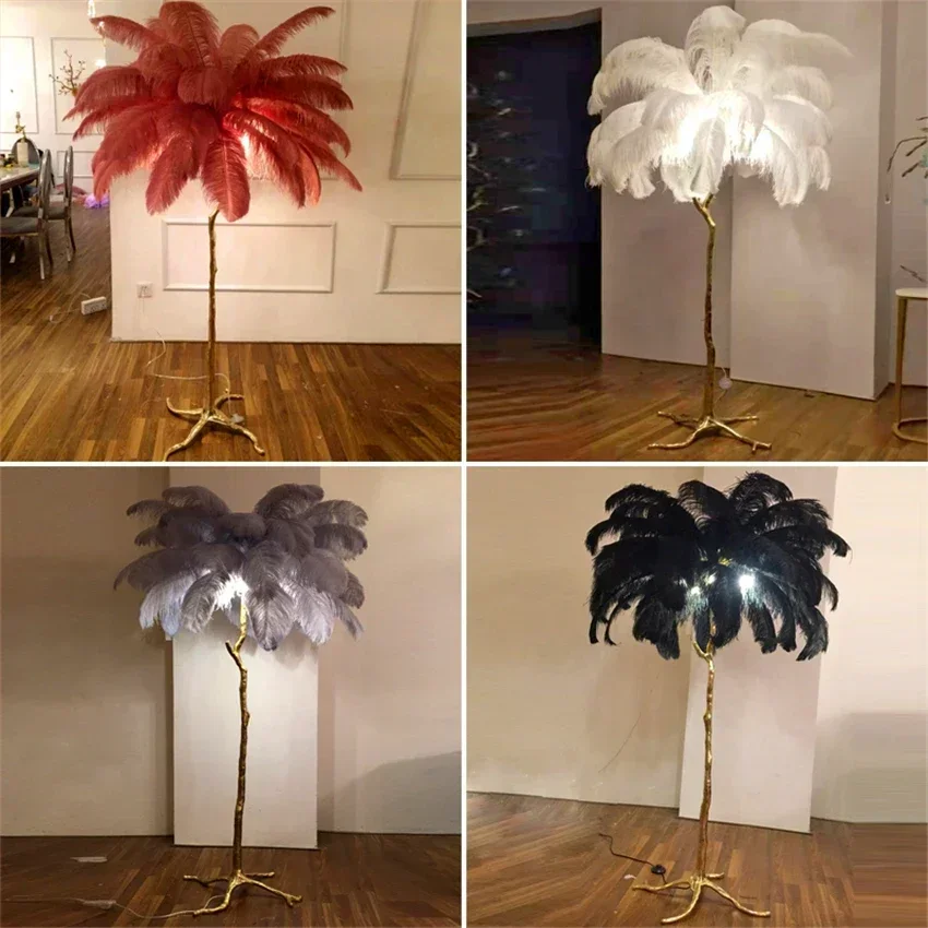 Modern Led Ostrich Feather Flo - Resin Art Stand recension och pris