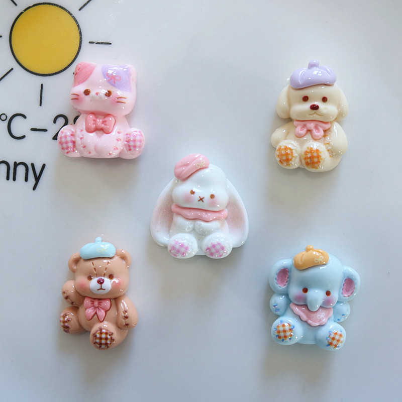 10pcs Cartoon shiny animal lon - Resin Art Phone Case recension och pris