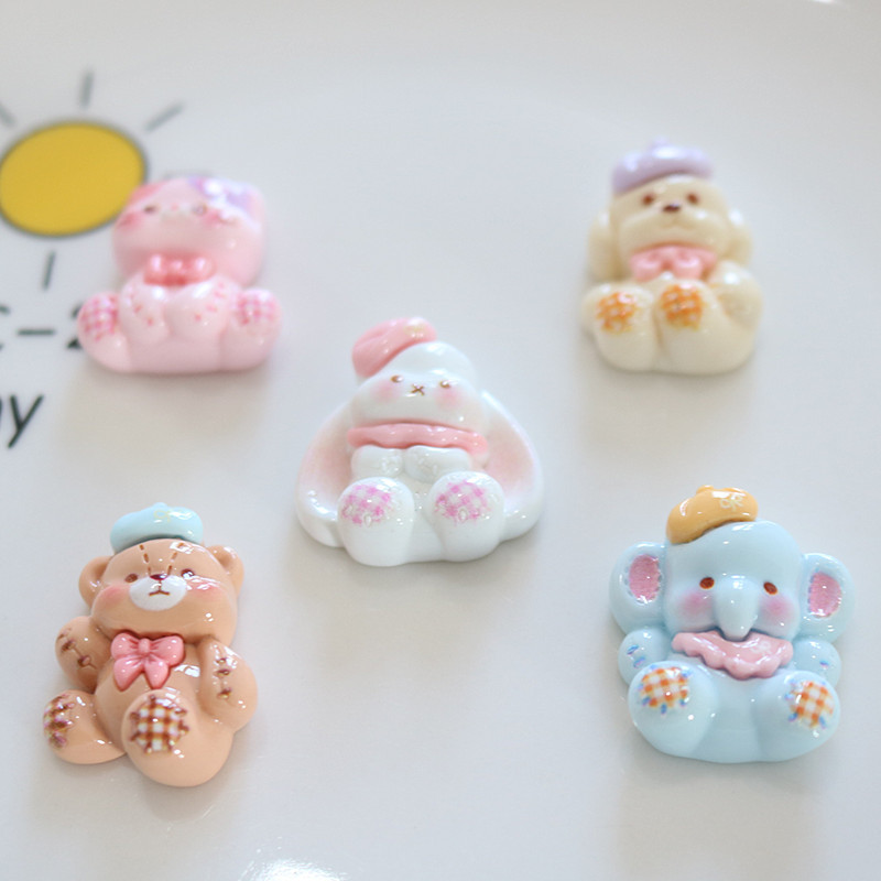 10pcs Cartoon shiny animal lon - Resin Art Phone Case recension och pris