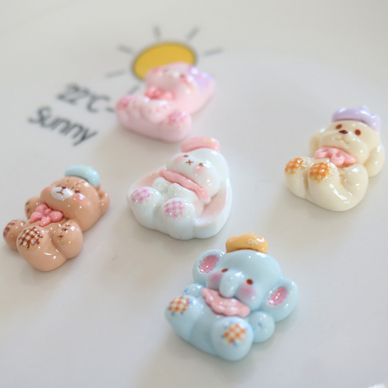 10pcs Cartoon shiny animal lon - Resin Art Phone Case recension och pris