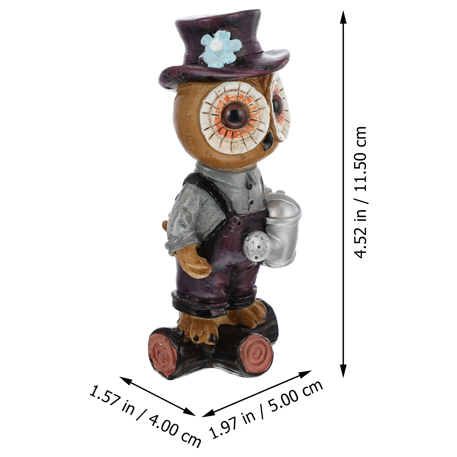 2Pcs Standing Owl Decor Resin  - Resin Art Decoration Items recension och pris
