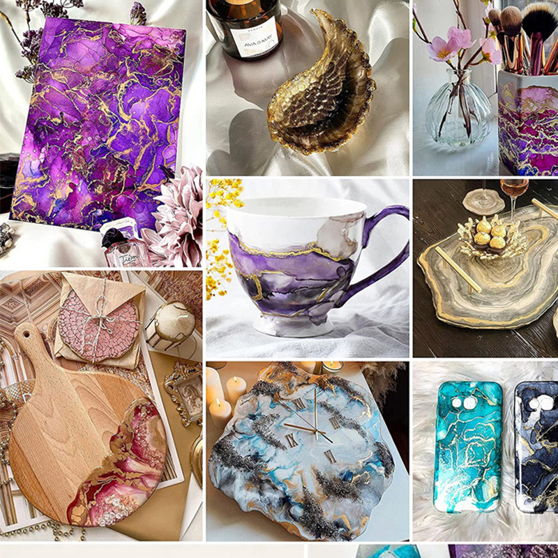 DIY Blooming Pigment For Resin - Resin Pigment Alcohol Ink recension och pris