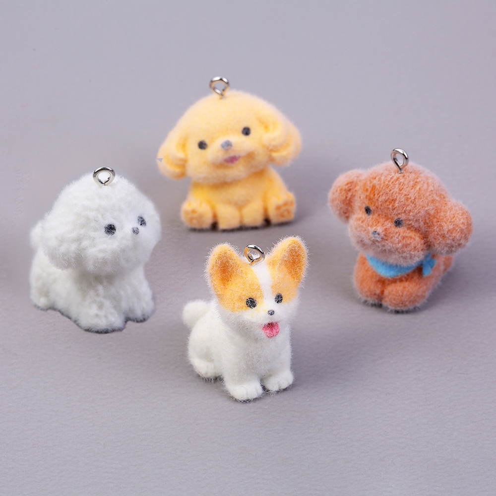 10pcs Flocking Puppy Dog Resin - Resin Art Diy Kit recension och pris