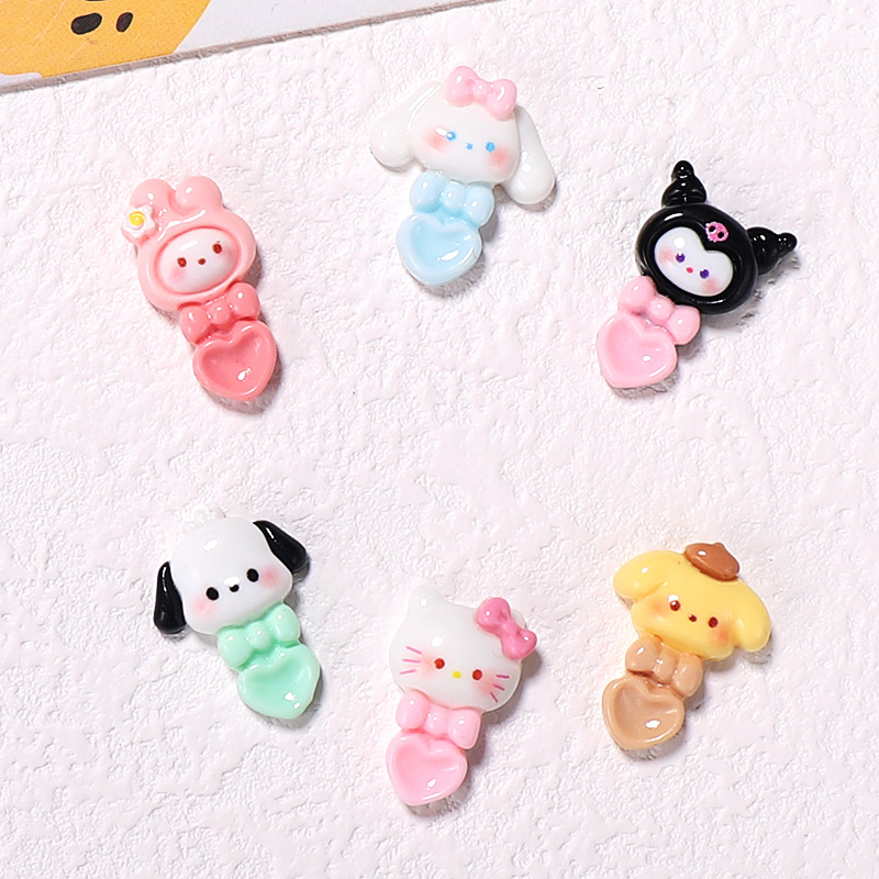 24/120PCS Cartoon DIY resin ac - Resin Art Phone Case recension och pris