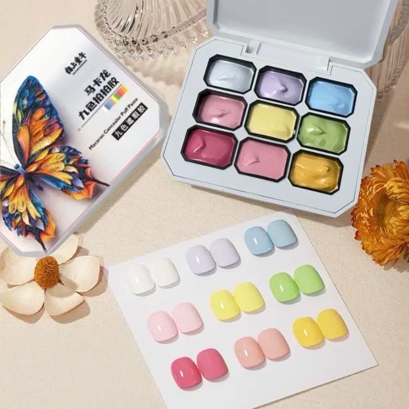 9-color solid nail polish,  Ma - Resin Art Gel recension och pris