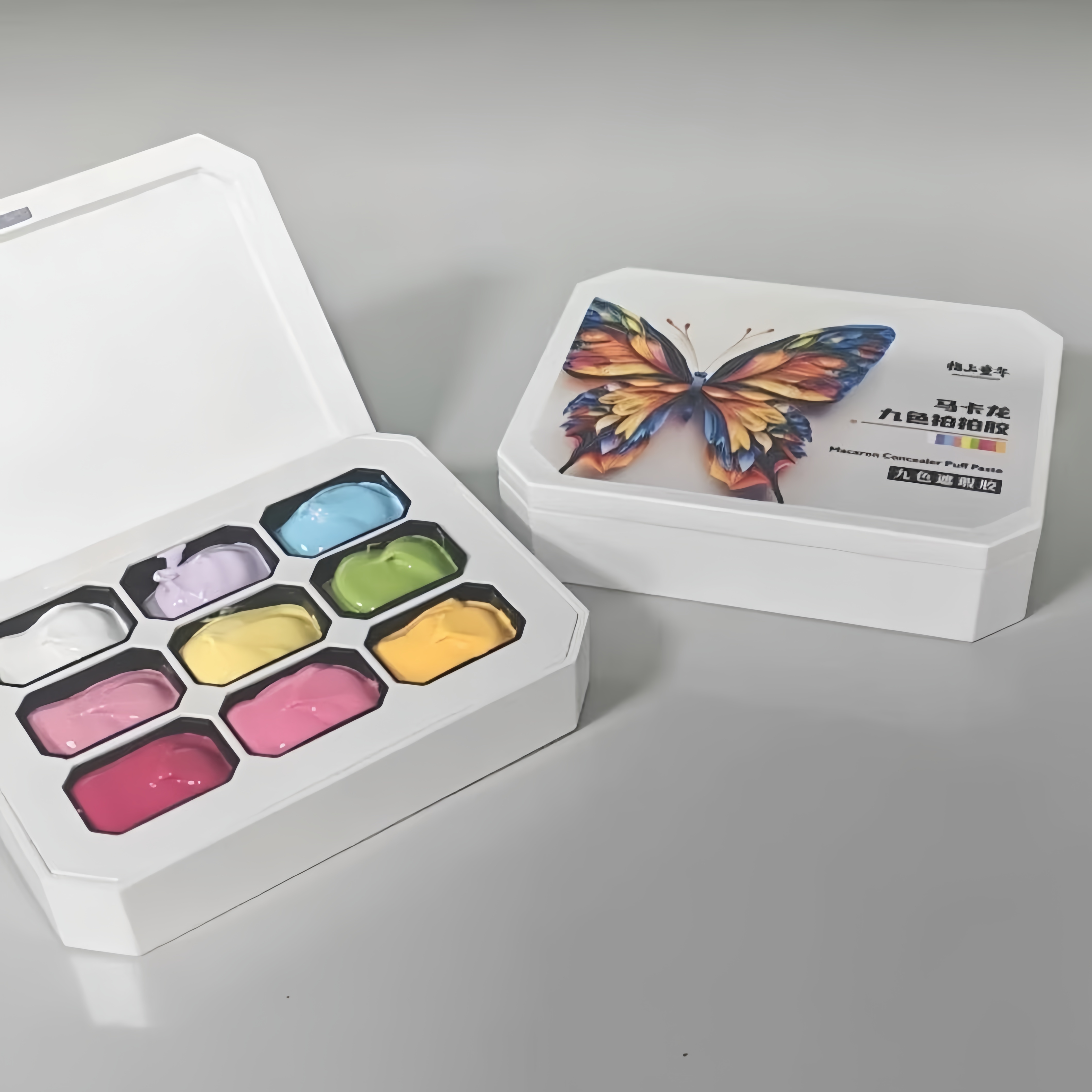 9-color solid nail polish,  Ma - Resin Art Gel recension och pris