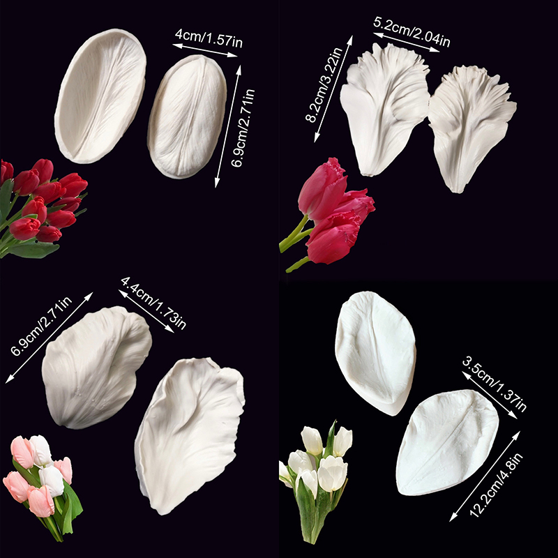 HOT! 2Pcs Tulip Petal Silicone - Resin Art Heat Gun recension och pris