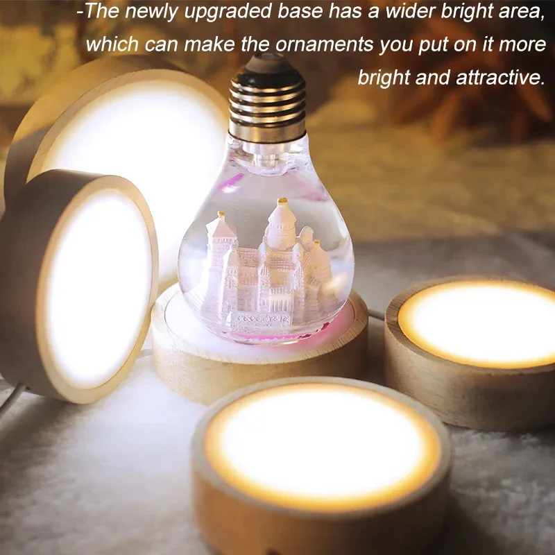LED Night Light Base 3D Decora - Resin Art Stand recension och pris