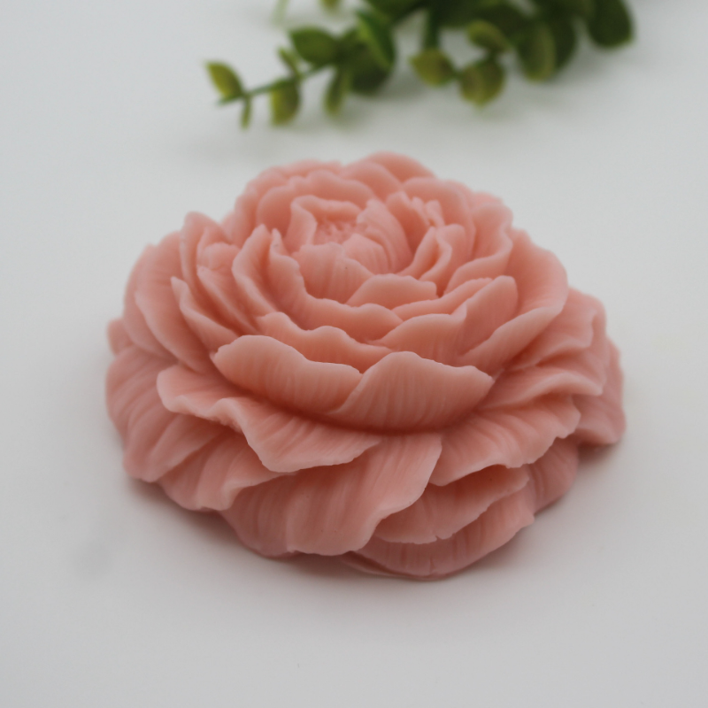 Large Peony Flower Silicone Ca - Resin Art Furniture recension och pris