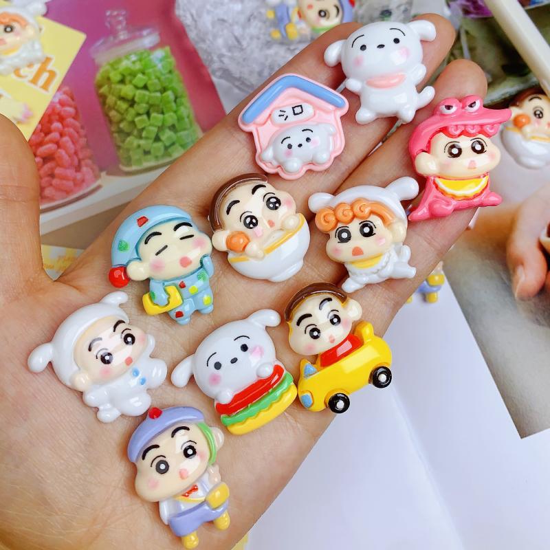 10Pcs/set Crayon Shin-chan Cro - Resin Art Phone Case recension och pris